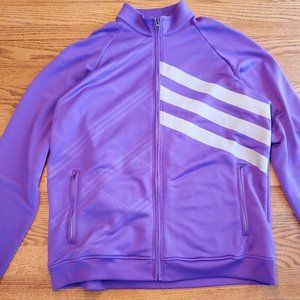 Purple Adidas golf jacket